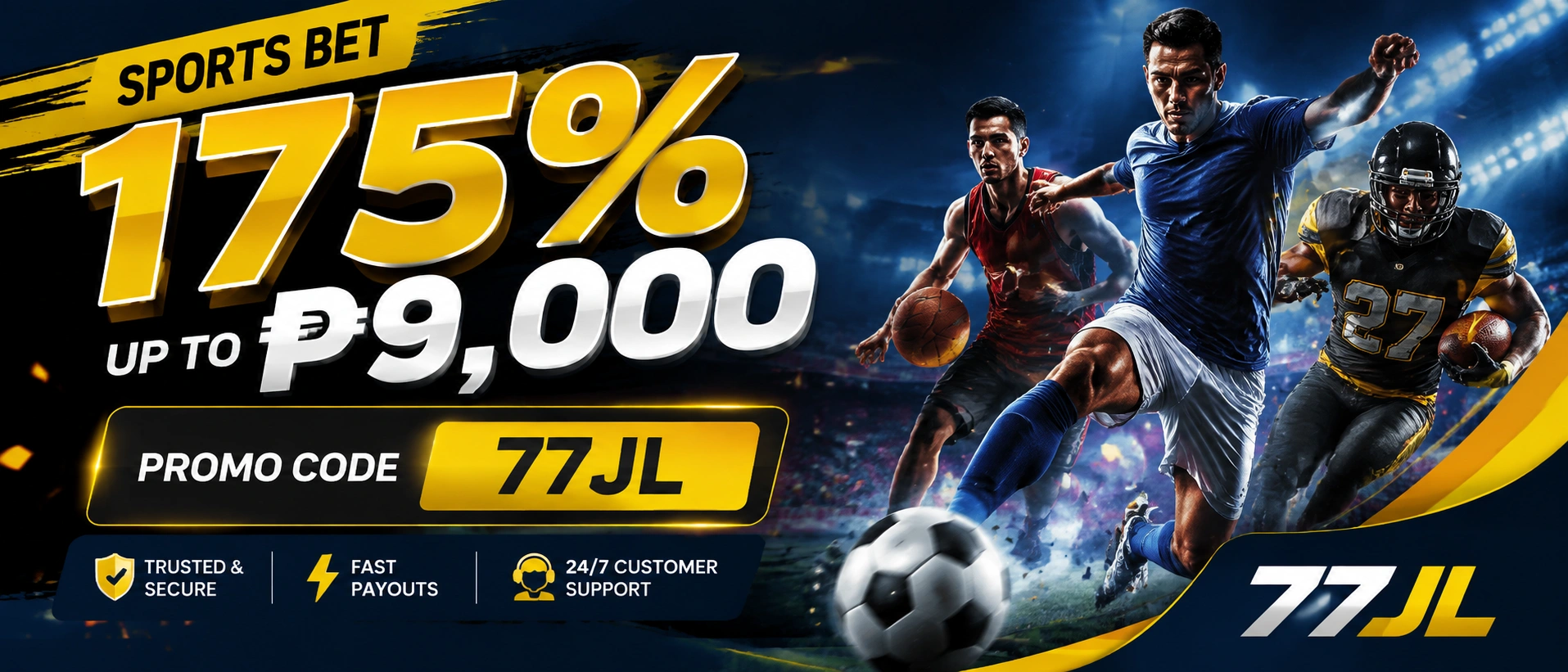 77JL Sports Betting Philippines hero image